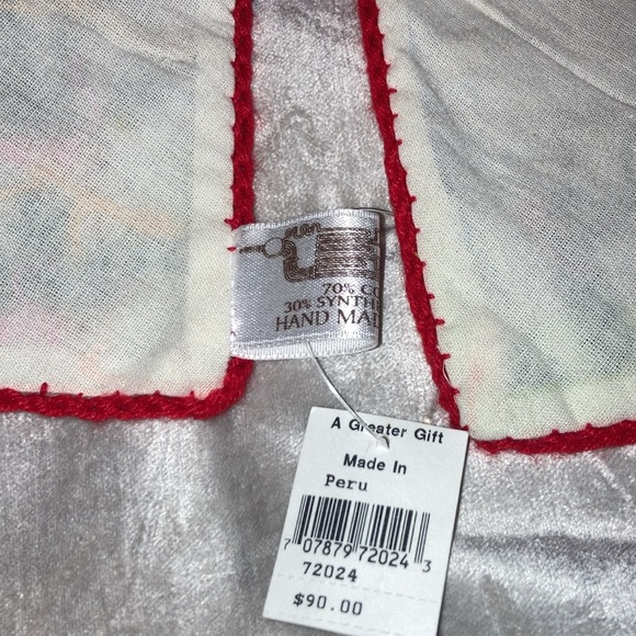 Exquisite Handmade In Peru CIAP Christmas Tree Skirt - Picture 16 of 17